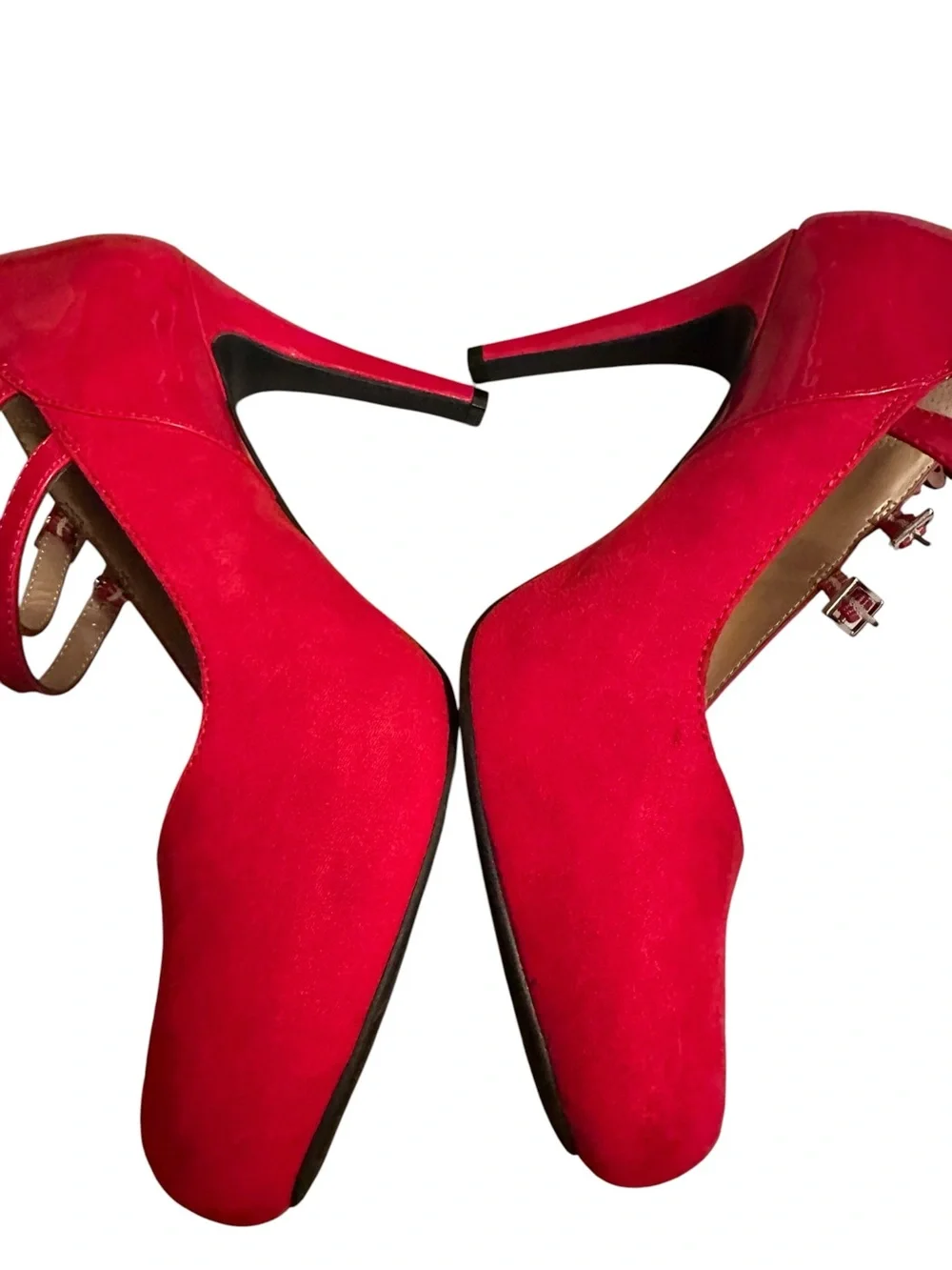 Women’s Style & Co Red Mary Jane Pumps with Double Strap Size 9
